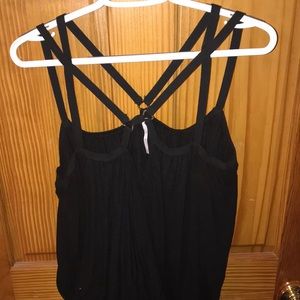 FREE PEOPLE 🌷 strappy Black tank